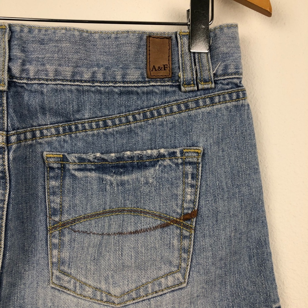 Abercrombie & Fitch Light Denim Mini Skirt - Picture 7 of 7